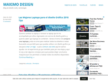 Tablet Screenshot of maximo-design.com